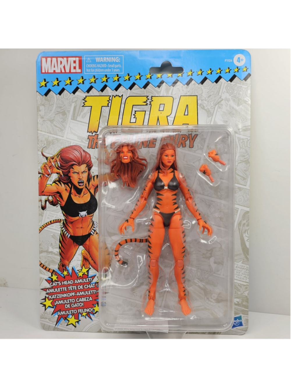 SEALED Marvel Legends Retro Collection TIGRA Feline Fury 6" Action Figure New